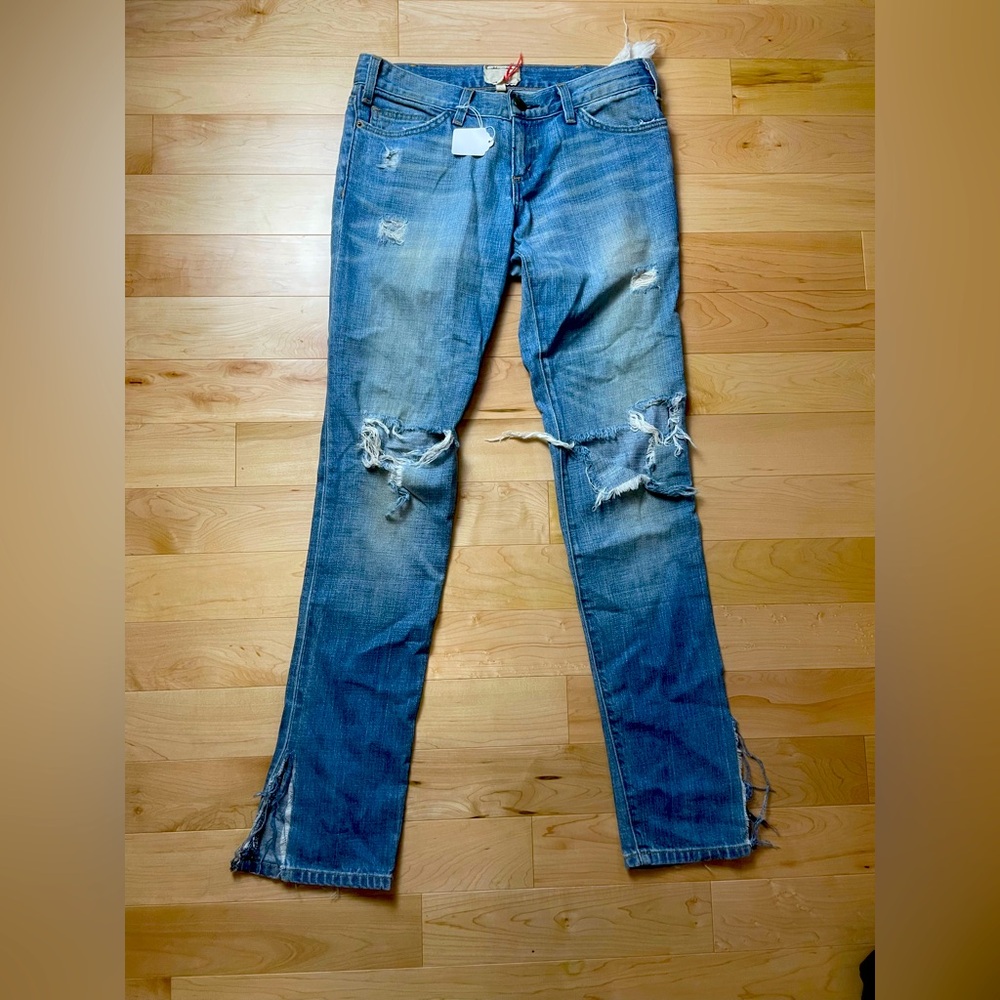 Current/Elliot ripped jeans, blue, size 27